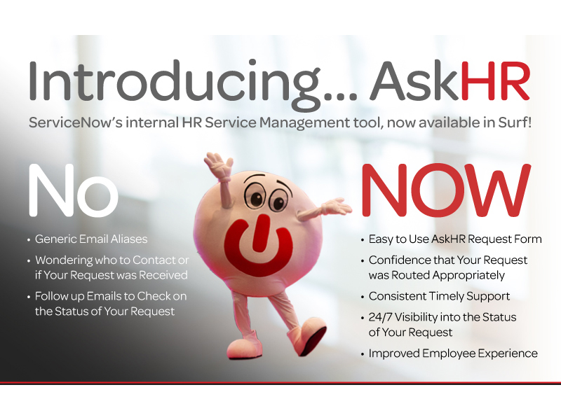 HR flyer for ServiceNow
