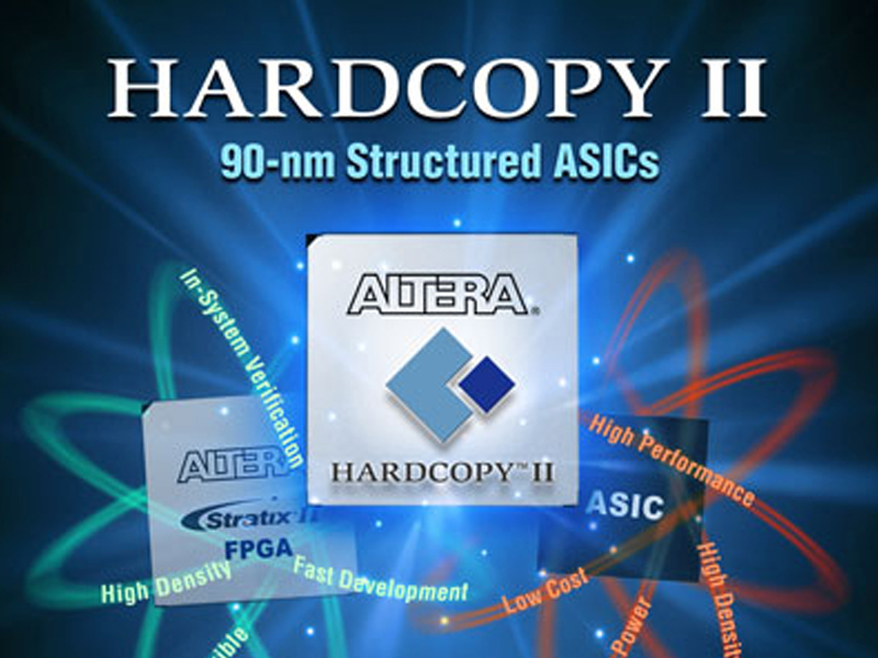 HardCopyII product poster for Altera